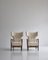 Danish Wingback Armchairs by Eva Koppel for Slagelse Furniture, 1947, Set of 2, Image 3