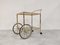 Brass Faux Bamboo Drinks Trolley, 1970s, Image 3