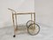 Brass Faux Bamboo Drinks Trolley, 1970s, Image 6