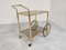 Brass Faux Bamboo Drinks Trolley, 1970s, Image 7