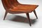 Mid-Century Modern Brazilian Walnut Lounge Chair in the Style of Niemayer from Caldas, 1970s 4