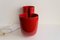 Lámpara de mesa roja de Tomoko Tsuboi Ponzio para Ceramics Franco Pozzi, 1968, Imagen 5