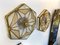 Italian Hammered Glass and Gilt Iron Sconces from Longobard, 1970s, Set of 2, Image 7
