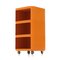 Orangefarbenes modulares quadratisches Regal von Anna Castelli für Kartell, 1960er 4