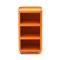 Orangefarbenes modulares quadratisches Regal von Anna Castelli für Kartell, 1960er 3