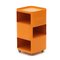 Orangefarbenes modulares quadratisches Regal von Anna Castelli für Kartell, 1960er 5