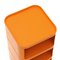 Orange Square Modular Storage Unit by Anna Castelli for Kartell, 1960s 9