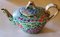 Kunsthandwerk Italienische Handbemalte Glasierte Keramik Teekanne 3