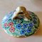 Kunsthandwerk Italienische Handbemalte Glasierte Keramik Teekanne 9