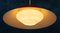 Danish Design Red Pendant Lamp with White Opal, 1960s 6