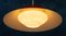 Danish Design Red Pendant Lamp with White Opal, 1960s, Image 6