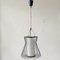 Italian Ceiling Light Made of Black Wire with Glass Cylinder, Image 1