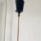 Italian Ceiling Light Made of Black Wire with Glass Cylinder 4