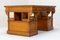 19th Century English Oak Partner Desk from George Bartholomew & Co, Image 5