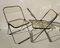Plia Chairs by Piretti for Anonima Castelli, Set of 4 3