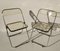 Plia Chairs by Piretti for Anonima Castelli, Set of 4 1
