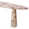 Italian Coral Red Marble Eros Console by Angelo Mangiarotti for Skipper, 1971 2