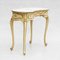 Louis XV French Painted Dressing Table or Vanity and Chair, 1950s, Set of 2 4