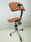 Mid-Century Dutch Industrial Model 360 Office Chair by Gispen 4