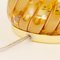 Vintage Filigrane phönizische Tischlampe aus Kristallglas & bernsteinfarbenem Muranoglas mit Messingrahmen von Effetre International, 1970er 10