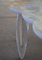 Table Basse Scagliola en Forme de Nuage Gris avec Pieds en Verre Acrylique 3