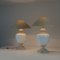 Ceramic and Travertine Table Lamps, Set of 2, Image 3