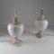 Ceramic and Travertine Table Lamps, Set of 2 14