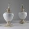 Ceramic and Travertine Table Lamps, Set of 2 8