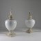 Ceramic and Travertine Table Lamps, Set of 2 15