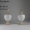 Ceramic and Travertine Table Lamps, Set of 2 17