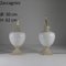 Ceramic and Travertine Table Lamps, Set of 2, Image 17