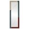 Divine Mirror with Upholstered Frame in Yeti Mohair 1