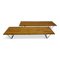 Mid-Century Slatted Benches or Tables, Set of 2, Image 1