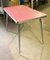 Vintage Pink Formica Tisch mit Stahlgestell, 1950er 6