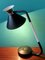 Lampe de Bureau Jumo Moderniste Noire et Blanche, France, 1950s 2