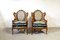 Antike italienische Louis XV Sessel, 1920er, 2er Set 1