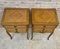 Early 20th Century French Marquetry Bedside Tables and Bronze Hardware, Set of 2 15