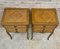 Early 20th Century French Marquetry Bedside Tables and Bronze Hardware, Set of 2, Image 15