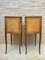 Early 20th Century French Marquetry Bedside Tables and Bronze Hardware, Set of 2 3