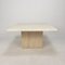 Italian Travertine Coffee Table, 1980s, Image 6