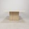 Italian Travertine Coffee Table, 1980s 9