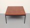 Teak and Metal Square Coffee Table, 1960s 6