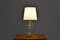 Italian Flower Engraved Table Lamp in the style of Fontana Arte, 1950s, Image 3