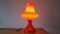 Lámpara de mesa Mid-Century de vidrio, Tabery, años 70, Imagen 4