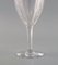 Glasses in Clear Mouth-Blown Crystal Glass from Baccarat, France, Mid-20th-Century, Set of 6, Image 7