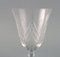 Sherry and Wine Glasses in Clear Crystal Glass from Saint-Louis, France, Set of 8, Image 4