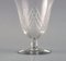 Sherry and Wine Glasses in Clear Crystal Glass from Saint-Louis, France, Set of 8 5