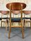 Chaises de Salon Mid-Century en Teck, Danemark, Set de 4 9