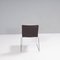 Nex Brown Leather Dining Chair by Mario Mazzer for Poliform 5