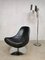 Black Leather Swivel Chair from Ikea, Image 3